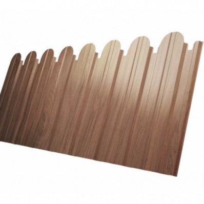 Профнастил С10A фигурный 0,45 Print Elite Honey Wood