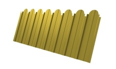 Профнастил С10A фигурный 0,45 PE с пленкой RAL 1018