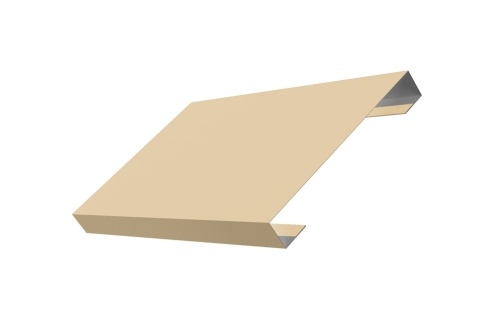 Ламель лицевая 150 Texas 0,45 Drap RAL 1014 слоновая кость (для калиток и ворот)