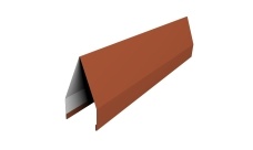 Ламель жалюзи Tokyo 0,5 Atlas с пленкой RAL 8004 терракота