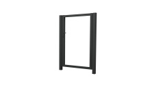 Калитка Жалюзи Texas 2,0х1 RAL 7024 без заполнения (ламель150 мм)