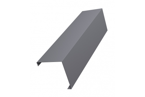 Декоративная накладка на столб жалюзи Milan,Tokyo 0,5 GreenCoat Pural BT, matt RR 21 светло-серый (RAL 7040 серое окно)