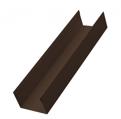 Стойка жалюзи Texas 0,7 PE с пленкой RAL 8017 шоколад