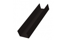 Стойка жалюзи Texas 0,5 PurPro Matt 275 RAL 9005 черный