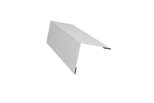 Планка завершающая 50х50 жалюзи Milan 0,45 PE с пленкой RAL 9003 сигнальный белый