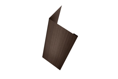 Нащельник (для калиток и ворот) 25х35 жалюзи Milan 0,45 Print Elite Coffee wood (L1,68)