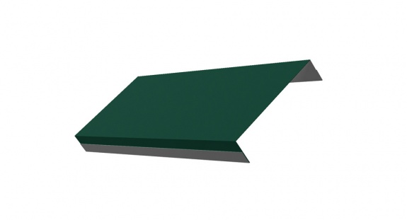 Ламель обратная 125 Texas 0,45 Drap RAL 6005 зеленый мох (для калиток и ворот)