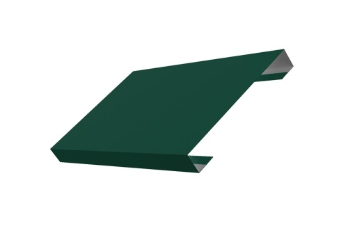 Ламель лицевая 150 Texas 0,5 Atlas с пленкой RAL 6005 зеленый мох (для калиток и ворот)