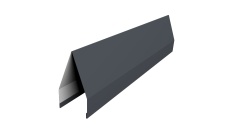 Ламель жалюзи Tokyo 0,5 Satin Мatt RAL 7024 мокрый асфальт