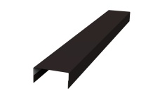 Крышка 30х20 жалюзи Texas 0,5 Satin с пленкой RAL 9005 черный