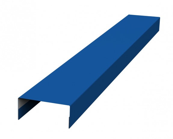 Крышка 30х20 жалюзи Texas 0,45 PE с пленкой RAL 5002 ультрамариново-синий