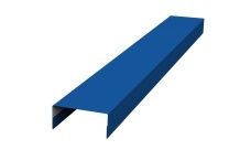 Крышка 30х15 жалюзи Texas 0,45 PE с пленкой RAL 5002 ультрамариново-синий