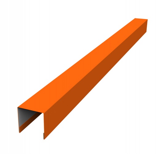 Крышка 30х15 жалюзи Texas 0,45 PE с пленкой RAL 2004 оранжевый