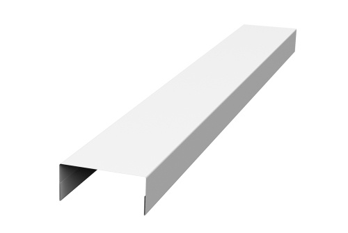 Крышка 30х15 жалюзи Texas 0,7 PE с пленкой RAL 9003 сигнальный белый