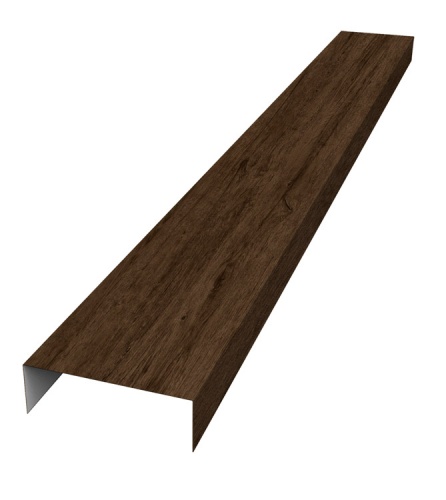 Декоративная накладка прямая жалюзи Texas 0,45 Print Premium Antique Wood