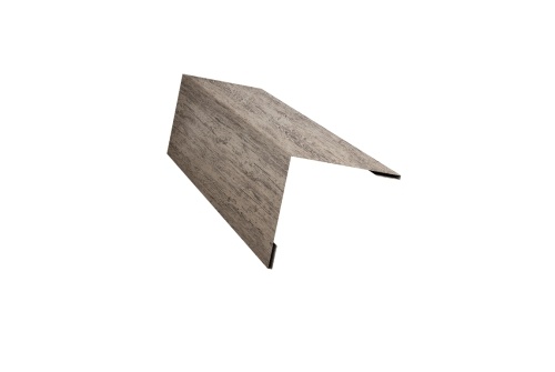 Планка завершающая 50х50 жалюзи Milan 0,45 Print Premium Silver Wood