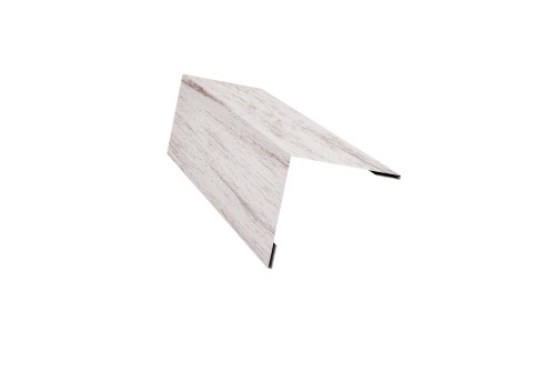 Планка завершающая 50х50 жалюзи Milan 0,45 Print Elite Snow Wood