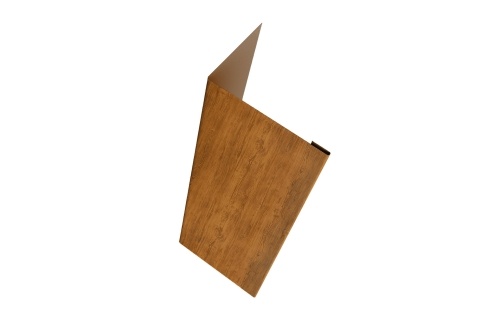 Нащельник (для калиток и ворот) 25х35 жалюзи Milan 0,45 Print Elite Golden wood (L1,68)