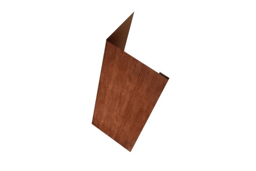 Нащельник (для калиток и ворот) 25х35 жалюзи Milan 0,45 Print Elite Rowan (L1,68)