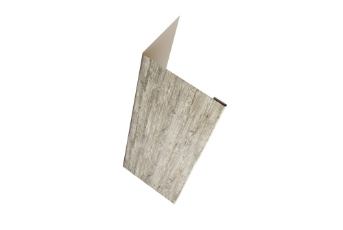 Нащельник (для калиток и ворот) 25х35 жалюзи Milan 0,45 Print Elite Nordic wood (L1,68)