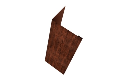 Нащельник (для калиток и ворот) 25х35 жалюзи Milan 0,45 Print Elite Cherry wood (L1,68)