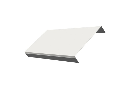 Ламель обратная 150 Texas 0,45 Drap RAL 9003 сигнальный белый (для калиток и ворот)