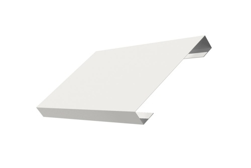 Ламель лицевая 125 Texas 0,45 Drap RAL 9003 сигнальный белый (для калиток и ворот)