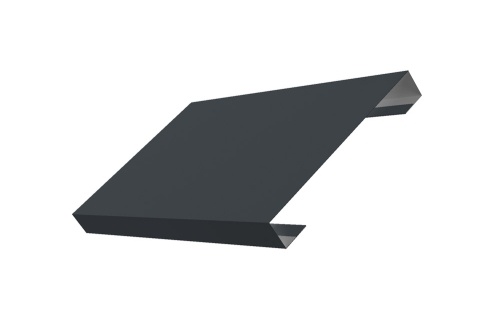 Ламель лиц. 125 Texas 0,5 Q PRO Matt RAL 7016 (для калит.и ворот)