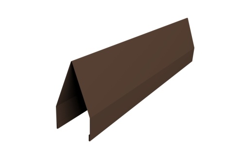 Ламель жалюзи Tokyo 0,45 PE-Double с пленкойRAL 8017 шоколад