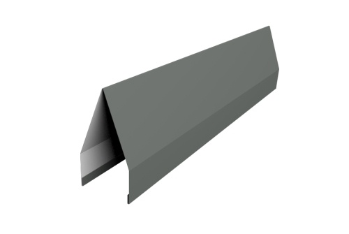 Ламель жалюзи Tokyo 0,45 PE с пленкой RAL 7005 мышино-серый