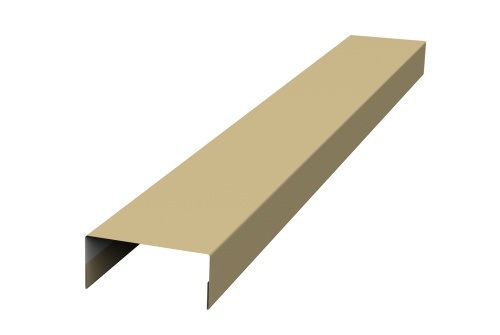 Крышка 30х20 жалюзи Texas 0,45 PE с пленкой RAL 1014 слоновая кость