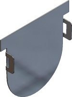 Заглушка торцевая Standartpark 3 DN100 Н100 из оцинкованной стали