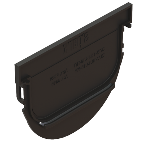 Заглушка торцевая S’park З для лотка водоотводного пластикового