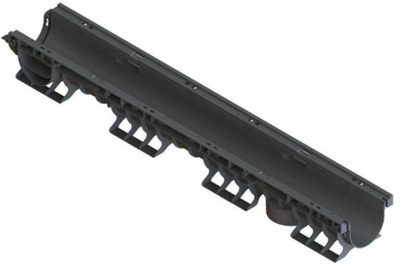 Лоток водоотводный PolyMax Basic DN100 h120 стандартный борт