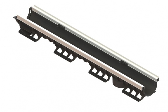 Лоток водоотводный PolyMax Basic DN100 h120 усиленный