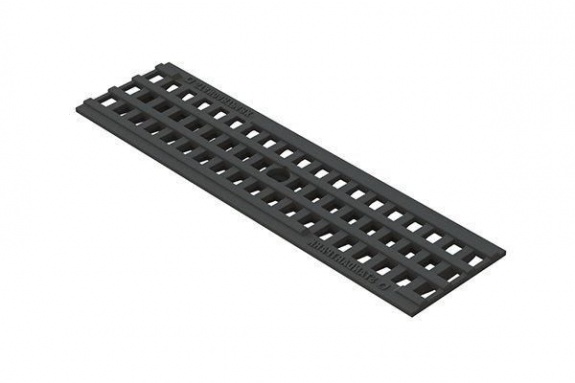 Решетка водоприемная PolyMax Basic DN100 пластиковая ячеистая кл. А15