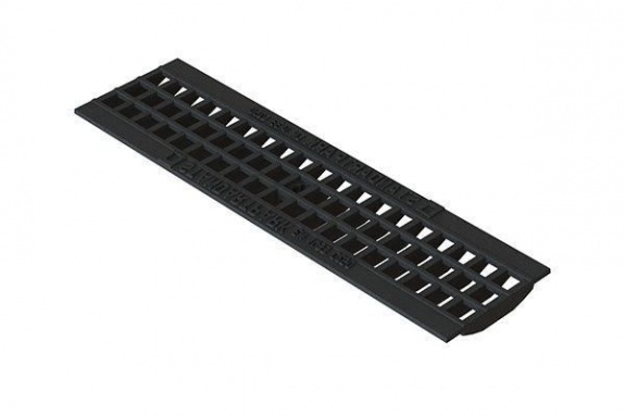 Решетка водоприемная Basic DN100 чугунная ячеиcтая кл. С250