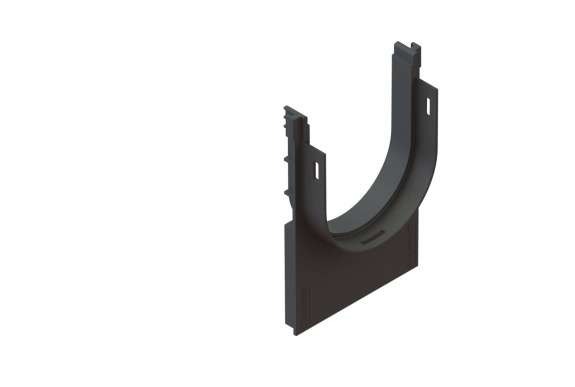 Переходник PolyMax пластиковый для лотков водоотводных пластиковых 8000-М/8080-М