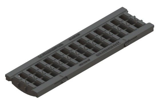 Решетка водоприёмная PolyMax Basic DN100 ячеистая пластиковая на высокий борт кл. В125