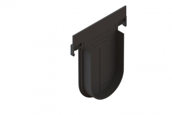 Заглушка глухая пластиковая для лотков водоотводных пластиковых 8040-М/80401-М