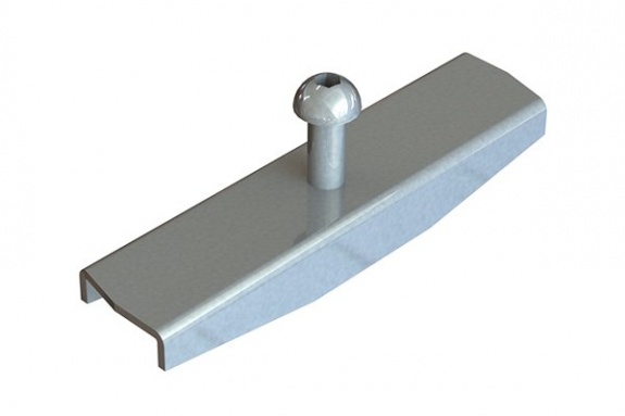 Крепеж к лотку водоотводному пластиковому и полимербетонному DN100