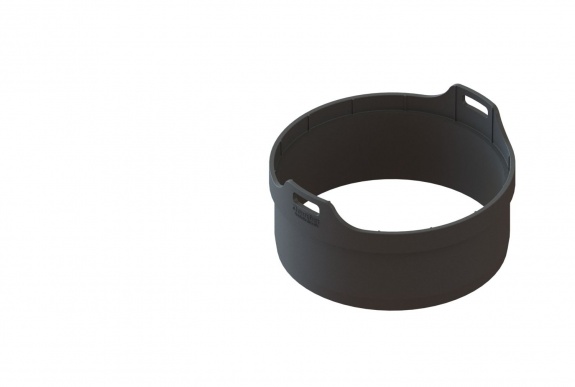 Патрубок переходник PolyMax Basic пластиковый для лотков водоотводных пластиковых 8050-М/8010-М