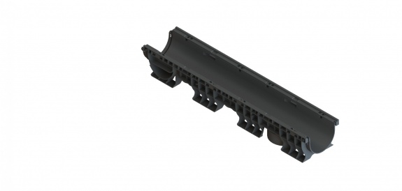 Лоток водоотводный пластиковый PolyMax Basic DN150 h150