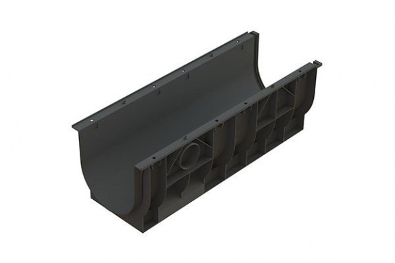 Лоток водоотводный пластиковый PolyMax Basic DN300 h354