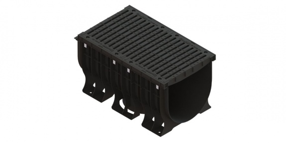 Решетка водоприемная Basic пластиковая, кл. А