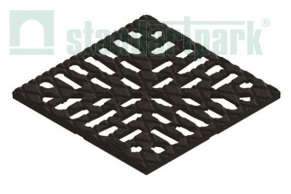 Решетка водоприемная для дождеприемника Standartpark щелевая чугунная кл. А15