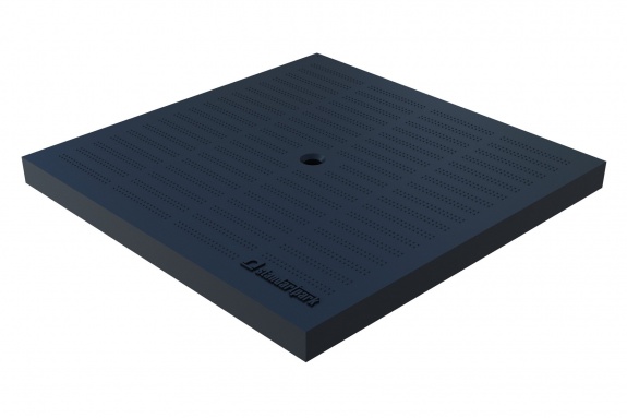 Крышка PolyMax Basic пластиковая к дождеприемнику 300x300 черная