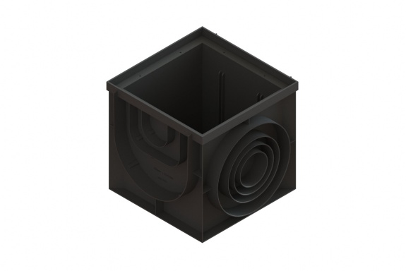 Пластиковый дождеприемник-пескоуловитель PolyMax Basic 400х400