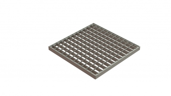 Решетка Basic ячеистая стальная оцинкованная к дождеприемнику-пескоуловителю 400х400 кл. А15
