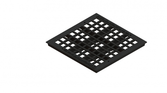 Решетка Basic чугунная ячеистая к дождеприемнику-пескоуловителю 400х400 кл. С250